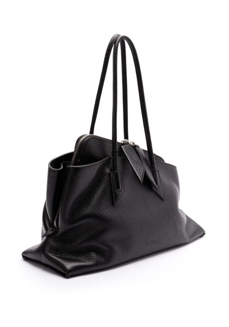 Borsa La Passeggiata in pelle in nero The Attico - donna THE ATTICO | 250WAH00054LBT117AA100